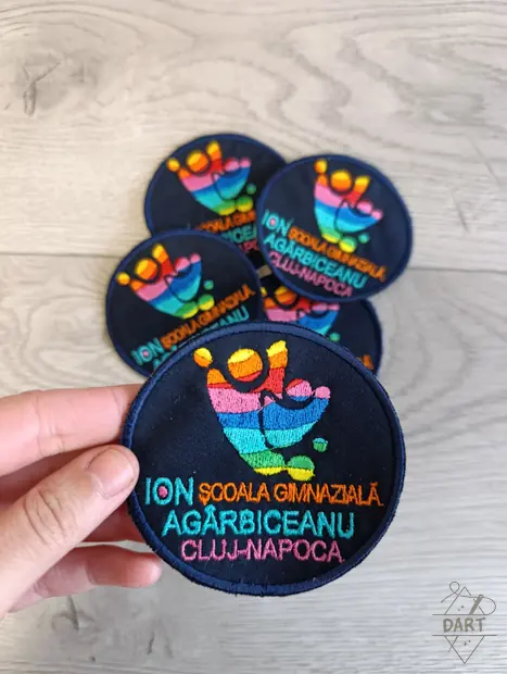 Embleme brodate pentru Școala Gimnazială Ion Agârbiceanu Cluj-Napoca