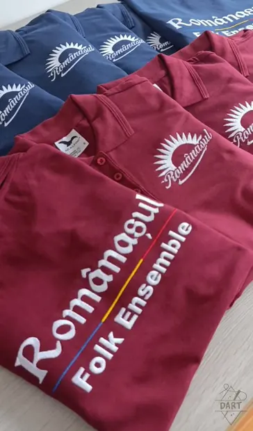 Polo-uri brodate pentru Ansamblul Românașul